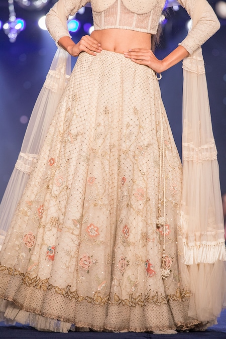 Buy House of Kotwara Peach Chikan Embroidered Kurta With Pant And Dupatta  Online | Aza Fashions | Party wear indian dresses, Fashion, Indian outfits  lehenga