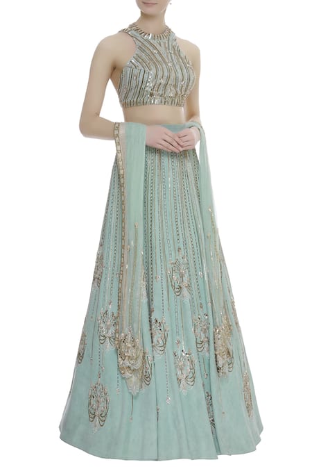 Riddhi Majithia Embroidered Bridal Lehenga Set 