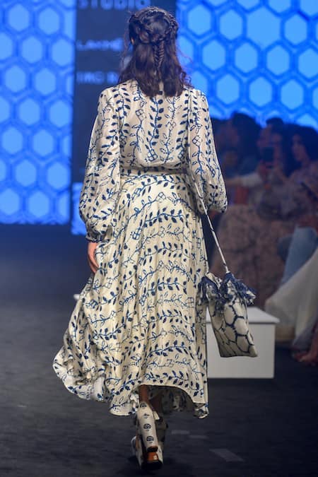 Punit Balana Collared Shirt With Pocket Skirt  