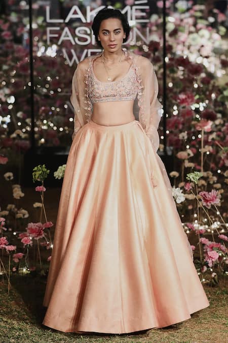 Anita Dongre Floral Embroidered Lehenga Set