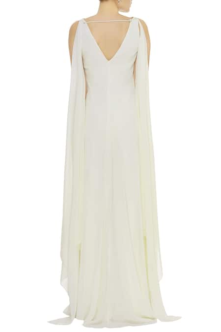 Gauri & Nainika Layered side draped jumpsuit 