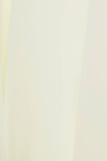 Gauri & Nainika_White Viscose Georgette Layered Side Draped Jumpsuit _at_Aza_Fashions