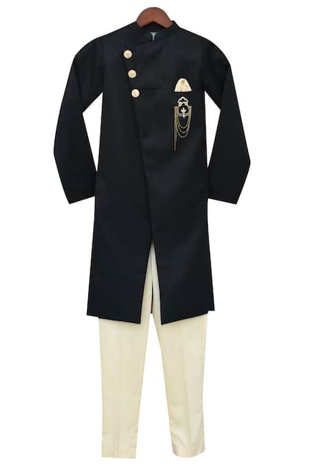 FAYON KIDS Embroidered sherwani with salwar 