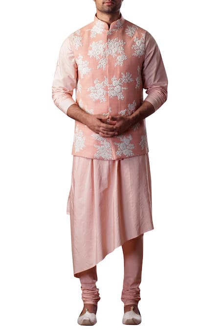 Kommal Sood Embroidered nehru jacket & kurta set 