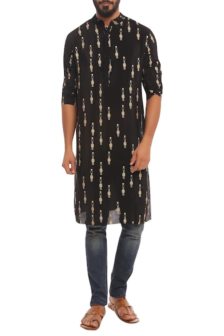 Masaba Tribal Motif Print Kurta 