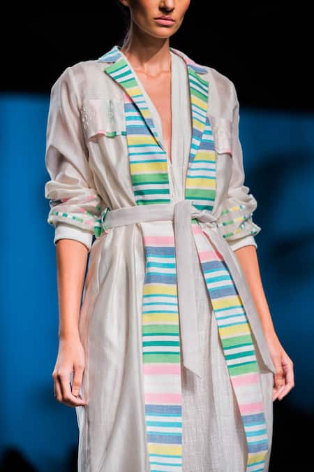 Arcvsh By Pallavi Singh Plunging Neck Jumpsuit 