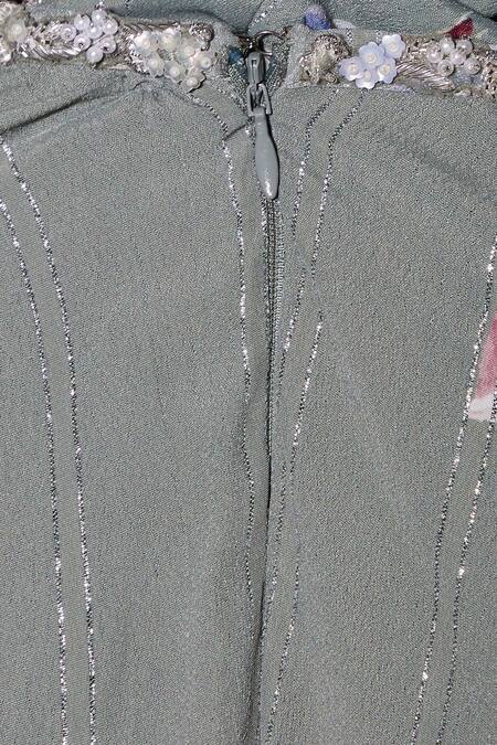 Shop Mahima Mahajan Green Round Printed Lehenga Set Online at Aza Fashions Shop_Mahima Mahajan_Green Round Printed Lehenga Set_Online_at_Aza_Fashions