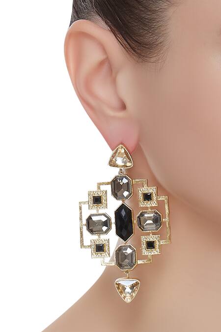 Masaya Jewellery Stone Danglers 