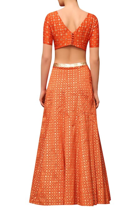 Seema Nanda Floral Print Lehenga Set 