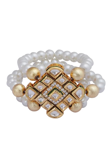 Buy Taraash 92.5 Sterling Silver Shell Pearl Bracelet For Women Online At  Best Price @ Tata CLiQ