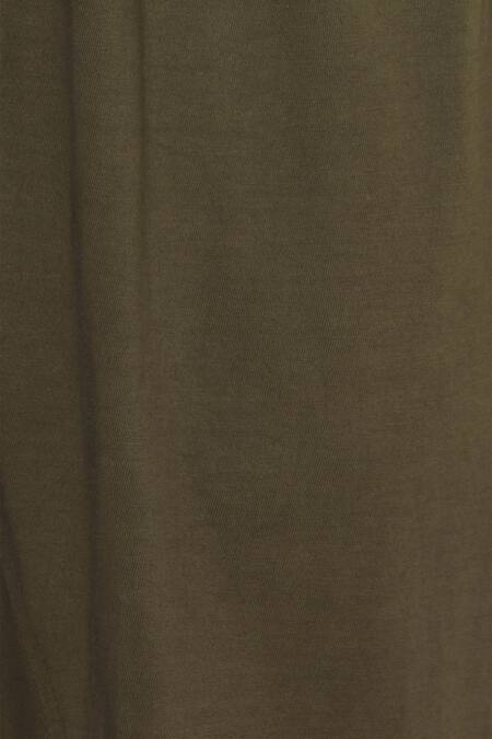 Buy_Kapda By Urvashi Kaur_Green Joggers With Pockets_Online_at_Aza_Fashions