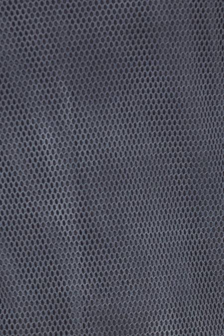 Kapda By Urvashi Kaur_Grey Round Long T-shirt Dress With Stripe Detail_at_Aza_Fashions