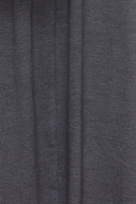 Kapda By Urvashi Kaur_Grey Cowl Draped Dress_at_Aza_Fashions