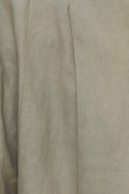 Buy_Kapda By Urvashi Kaur_Beige Draped Pants With Welt Pockets_Online_at_Aza_Fashions