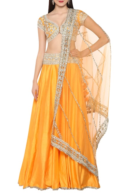 Preeti S Kapoor Embroidered Lehenga Set 