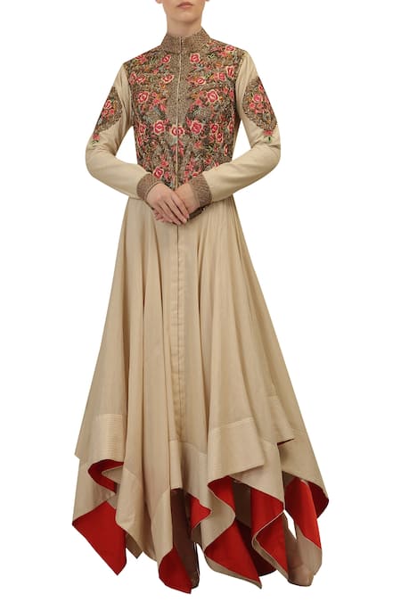 Samant Chauhan Embroidered asymmetric kurta 