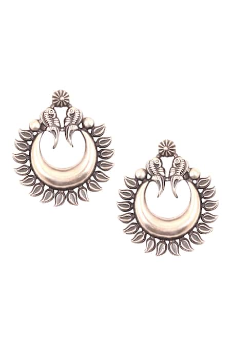 Sangeeta Boochra Crescent Stud Earrings 