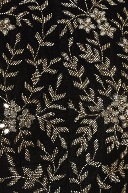 Vikram Phadnis Black Embroidered Lehenga Set at Aza Fashions Vikram Phadnis_Black Embroidered Lehenga Set_at_Aza_Fashions