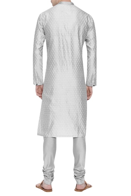 Mayank Modi - Men Hand embroidered kurta set 