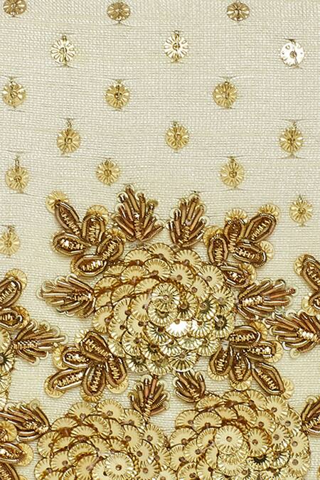 Buy_House Of Vian_Cream Sequins Embroidered Clutch_Online_at_Aza_Fashions