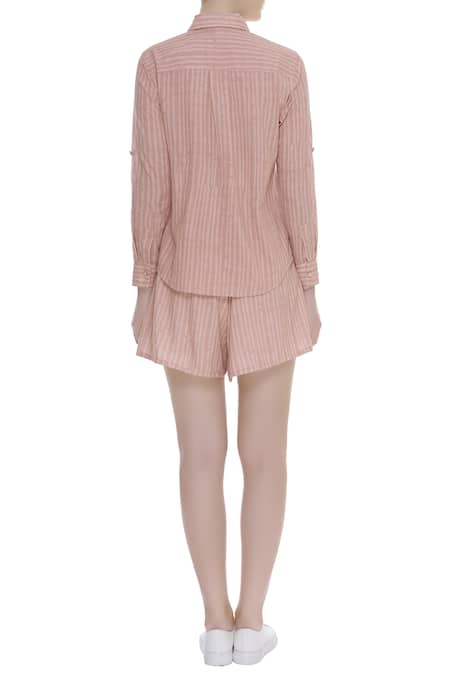 Ankita Cotton Striped Shirt 