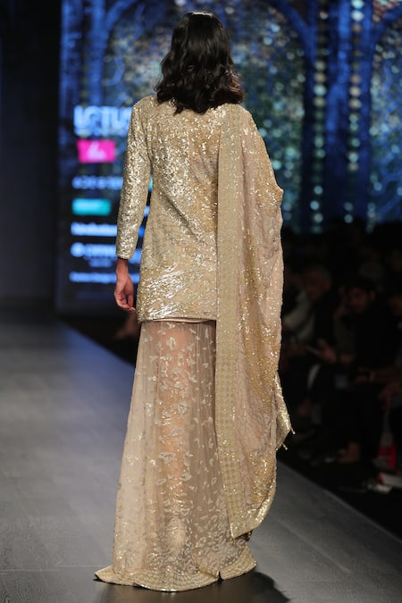 Rabani & Rakha Embroidered Lehenga Kurta Set 