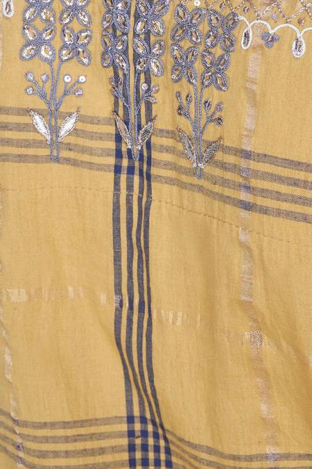 Shop_Grassroot By Anita Dongre_Floral Embroidered Kurta_Online_at_Aza_Fashions