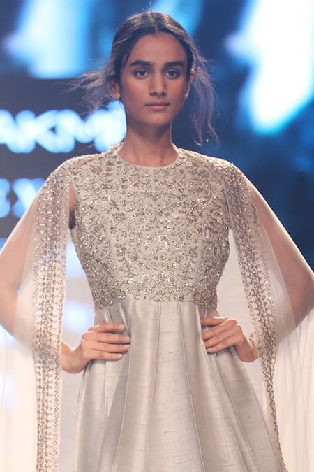 Jayanti Reddy Beige Embroidered Anarkali Kurta Online at Aza Fashions Jayanti Reddy_Beige Embroidered Anarkali Kurta _Online_at_Aza_Fashions