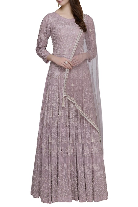 Mahima Batra Embroidered anarkali with dupatta 