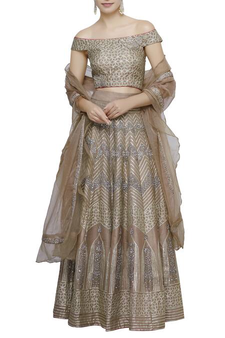 Neha Khullar Embroidered Lehenga Set  