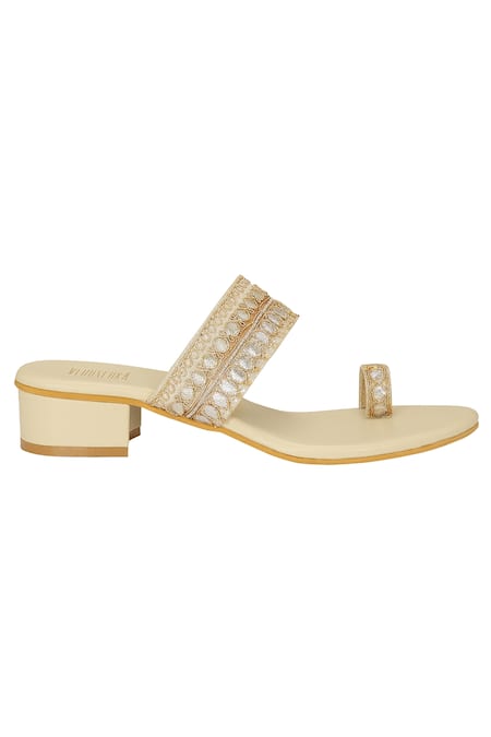 kolhapuri block heels