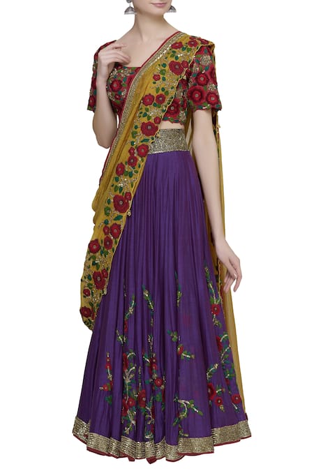 Sonam Luthria Embroidered Lehenga Set 