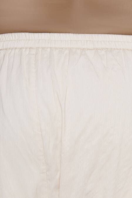 Buy Pranay Baidya Peach Cotton Silk Dhoti Pant Online at Aza Fashions Buy_Pranay Baidya_Peach Cotton Silk Dhoti Pant _Online_at_Aza_Fashions