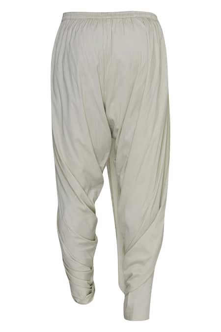 Pranay Baidya Off White Cotton Silk Dhoti Pant Online at Aza Fashions Pranay Baidya_Off White Cotton Silk Dhoti Pant_Online_at_Aza_Fashions