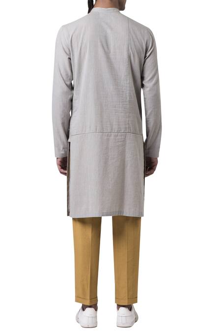 Suketdhir Cotton Mul Mul Plain Kurta 
