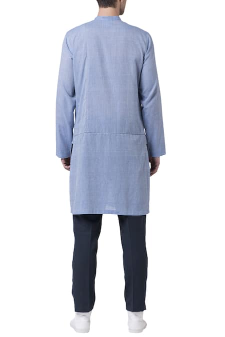 Suketdhir Plain Cotton Mul Mul Kurta 