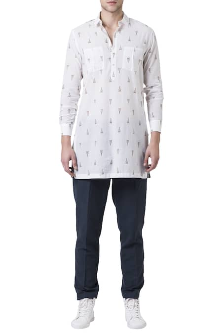 Suketdhir Printed Shirt Kurta 