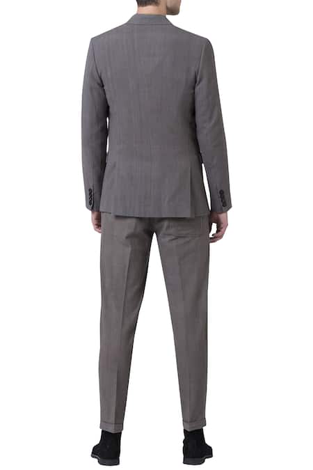 Suketdhir Plain Cotton Blazer Jacket 