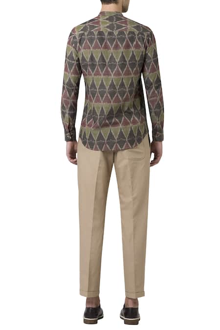 Suketdhir Ikat Print Shirt 