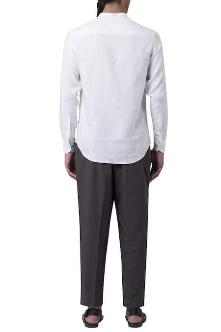 Suketdhir Running Stitch Embroidered Shirt 