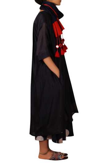KA-Sha_Multi Color Chanderi Scarf_Online_at_Aza_Fashions