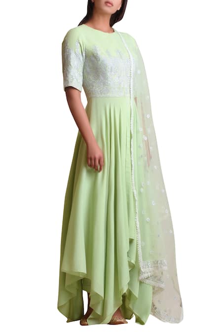 Sue Mue Handloom Anarkali Set 