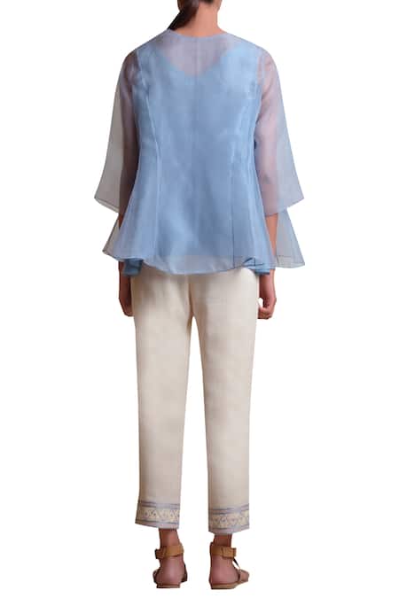 Sue Mue Embroidered Short Tunic 