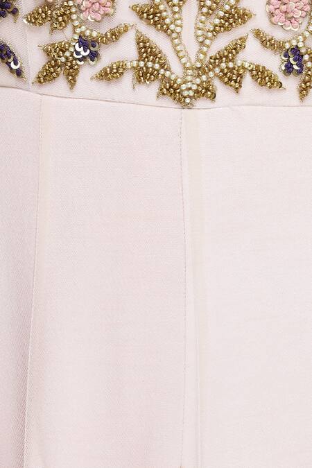 Neha Mehta Couture Pink Hand Embroidered Kurta Set at Aza Fashions Neha Mehta Couture_Pink Hand Embroidered Kurta Set _at_Aza_Fashions