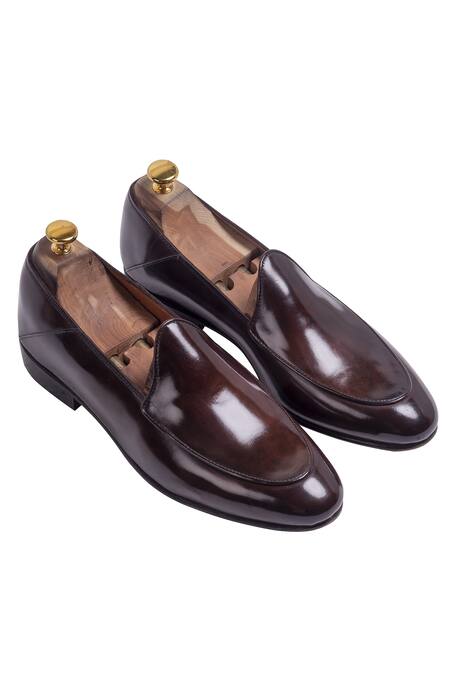 Toramally - Men Block Heel Loafer Shoes 