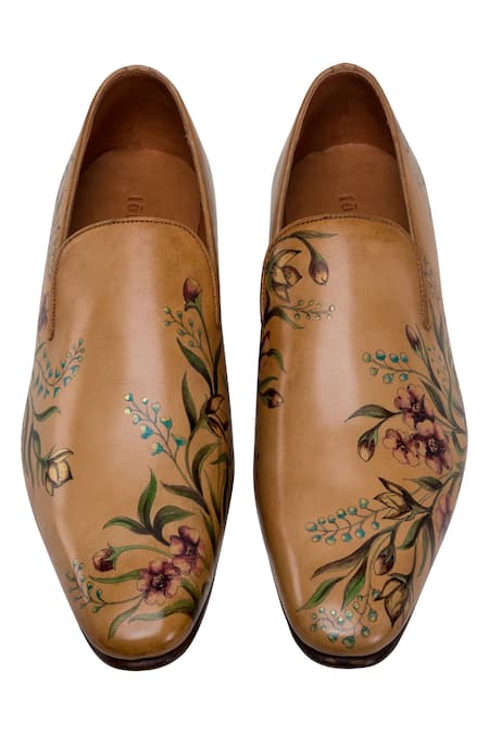 Toramally - Men Painted Loafer Shoes 