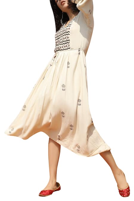 Bohame Printed Midi Dress 