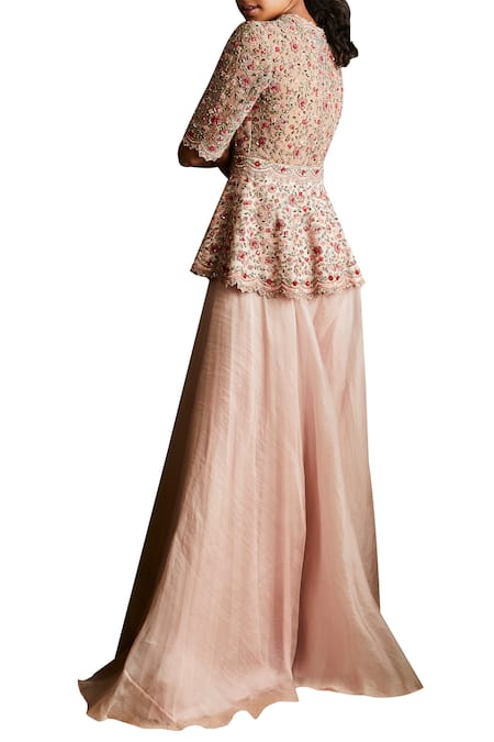 Ridhi Mehra Embroidered Top & Gharara Set 