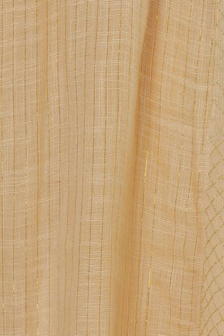 Kisneel By Pam Peach Cotton Embroidered Kurta Set at Aza Fashions Kisneel By Pam_Peach Cotton Embroidered Kurta Set_at_Aza_Fashions