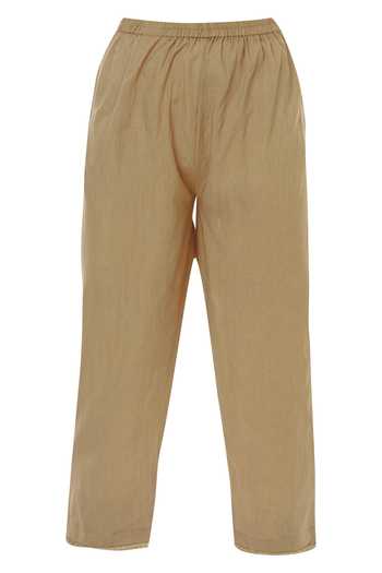 Shop_Kisneel By Pam_Beige Cotton Embroidered Kurta Set_Online_at_Aza_Fashions